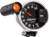 233904 Autogage Monster Shift-Lite Tachometer Black Dial/Silver Bezel, 5.000 In.