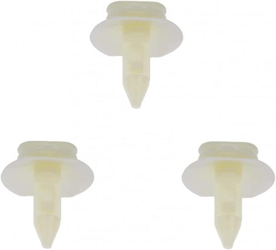 For Oldsmobile Ciera 1990-1996 Interior Trim Panel Retainer | 3 Pieces | White | Nylon/Plastic | Replacement for 10073833 | 10161510