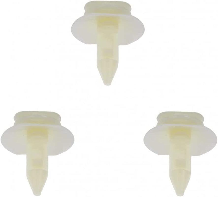 For Chevy Caprice 1991 92 93 94 95 1996 Interior Trim Panel Retainer | 3 Pieces | White | Nylon/Plastic | Replacement for 10073833 | 10161510