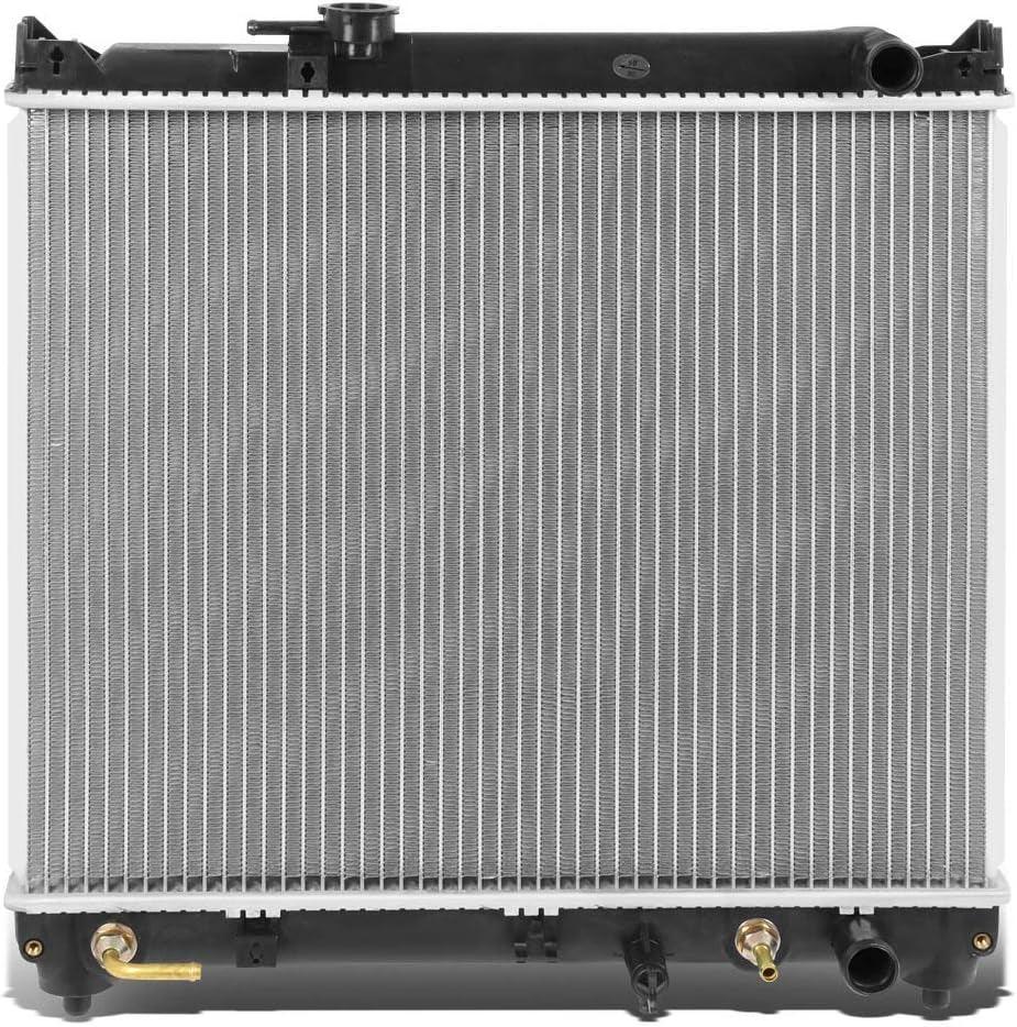 OEM-RA-1864 1-Row OE Style Aluminum Cooling Radiator Compatible with 92-98 Sidekick/Tracker AT, 19-3/16" W X 16-13/16" H X 1-1/4" D, 1-1/8" Inlet, 1-1/8" Outlet