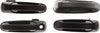 Front and Rear Door Handle Compatible with 1999-2004 Jeep Grand Cherokee outside Set of 4 Smooth Black Passenger and Driver Side