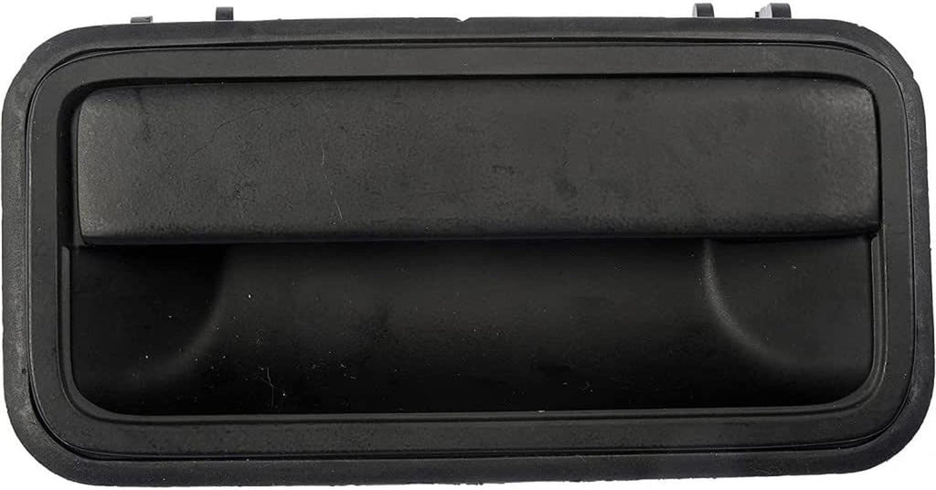 for GMC C3500/K3500 1992 93 94 95 96 97 1998 Exterior Door Handle Driver Side | Rear | Textured Black | Plastic | Replacement for 15968161