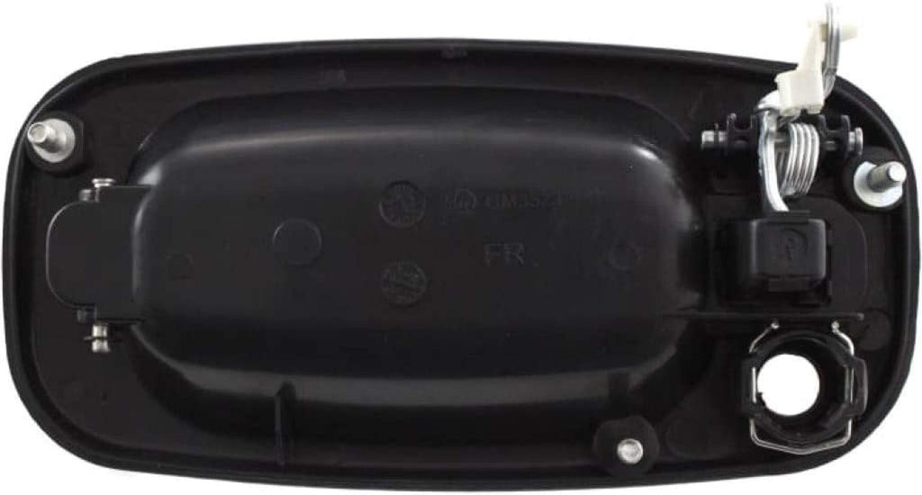 for Chevy Silverado 3500 Exterior Door Handle Front Passenger Side Textured Black 2001-2006 | with Key Hole | Trim: Base/Ls/Lt | GM1311129 | 15034986