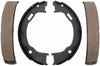 Professional 17745B Bonded Rear Drum In-Hat Parking Brake Shoe Set