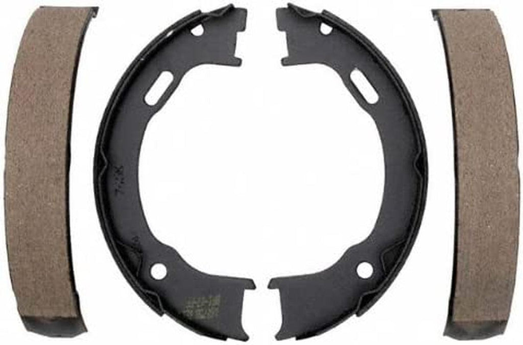 Professional 17745B Bonded Rear Drum In-Hat Parking Brake Shoe Set