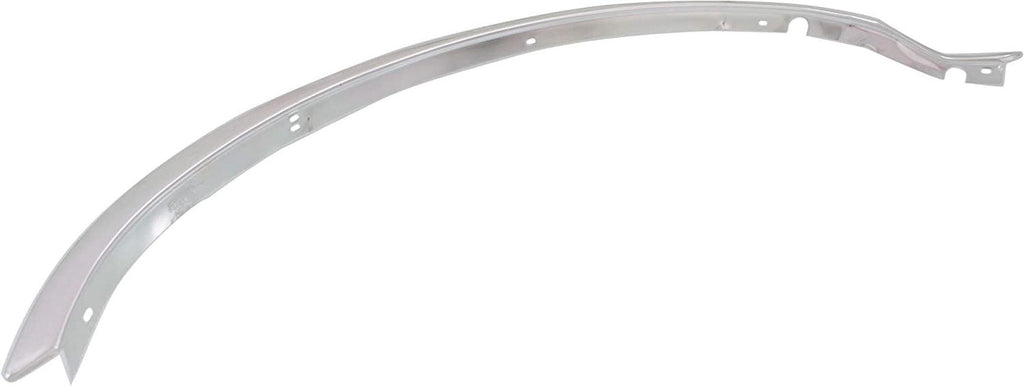 Evan-Fischer Front, Driver Side Wheel Opening Molding Compatible with 1987-1996 Ford F-150 Chrome