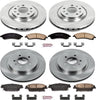 KOE2875 Autospecialty Front and Rear Replacement Brake Kit-Oe Brake Rotors & Ceramic Brake Pads