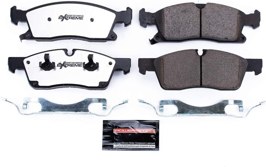 Z36-1455 Z36 Truck & Tow Carbon Fiber-Ceramic Brake Pads with Hardware- Front