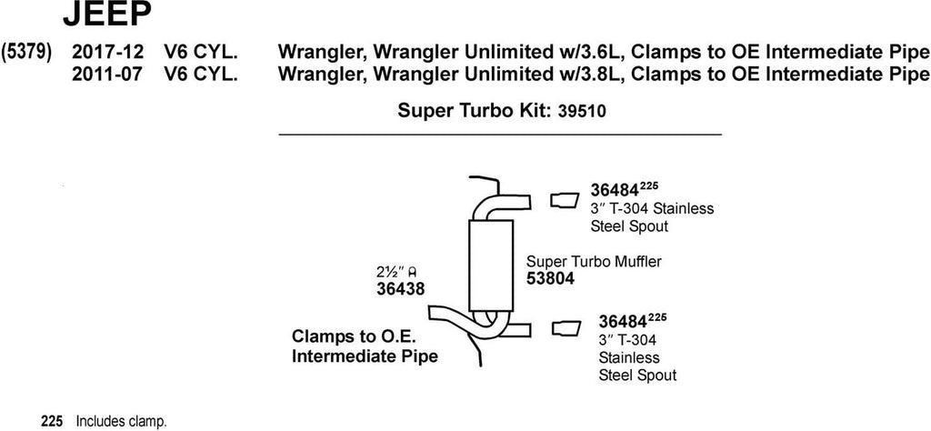 Dynomax Super Turbo 53804 Exhaust Muffler