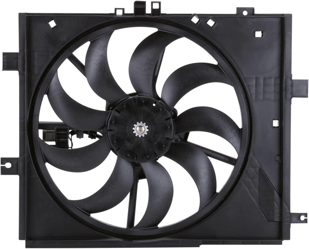 622770 Compatible with NISSAN Versa Replacement Cooling Fan Assembly , Black