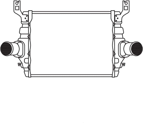 RADIATOR 6017: Intercooler, Ford,Multi