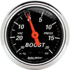 1471 Designer Black Mechanical Boost/Vacuum Gauge Regular, 2.3125 In.