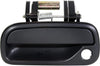 for Toyota Tundra Exterior Door Handle Front, Driver Side Textured Black (2000-2006) | with Key Hole | Trim: Base/Sr5/Limited | TO1310124 | 6922034030