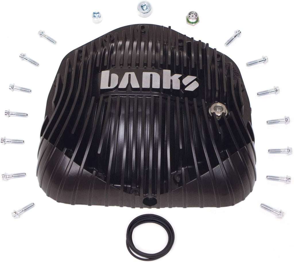 19269 Banks Differential Cover Kit 11.5/11.8-14 Bolt GM and Ram from 2001-2019 Black-Ops