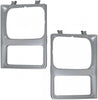 Headlight Trim Bezel Surround Pair Set Compatible with Blazer Suburban Pickup Truck