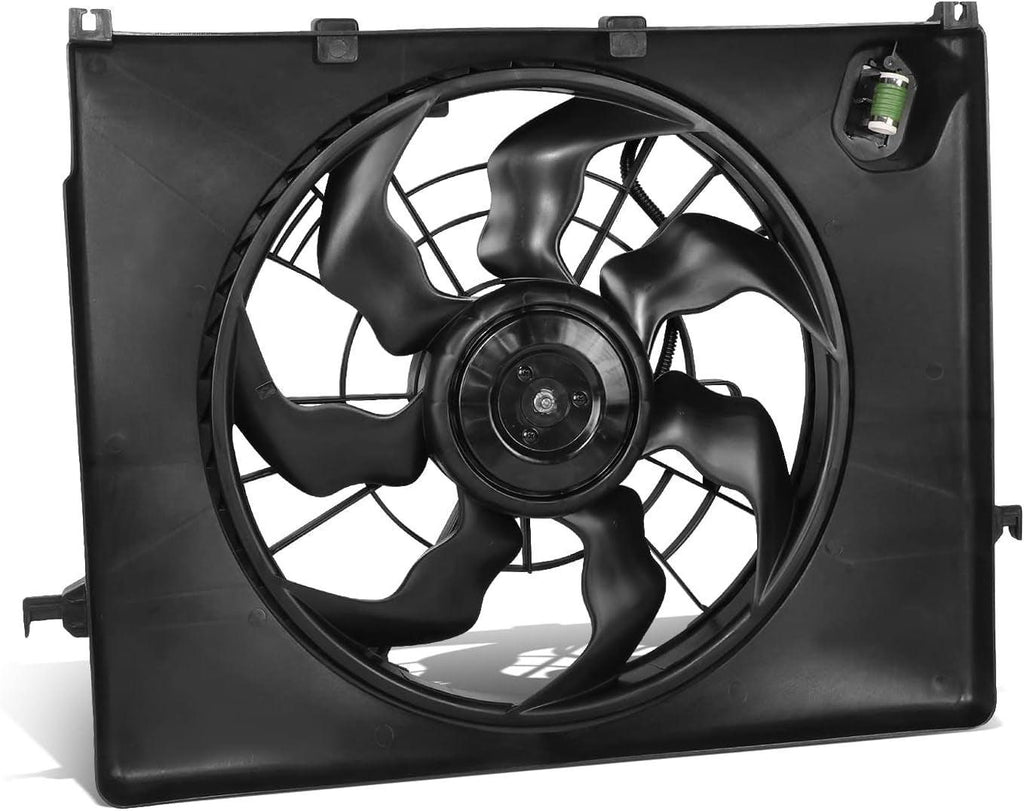OEM-RF-1106 Factory Style Radiator Cooling Fan Assembly Compatible with 11-14 Sonata / 12-13 Optima 2.4L