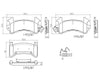 Front Disc Brake Pad Set for Riviera, Eldorado, Seville+More (P10036N)