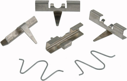 Gold 18K480X Rear Disc Brake Caliper Hardware Kit with Clips and Springs