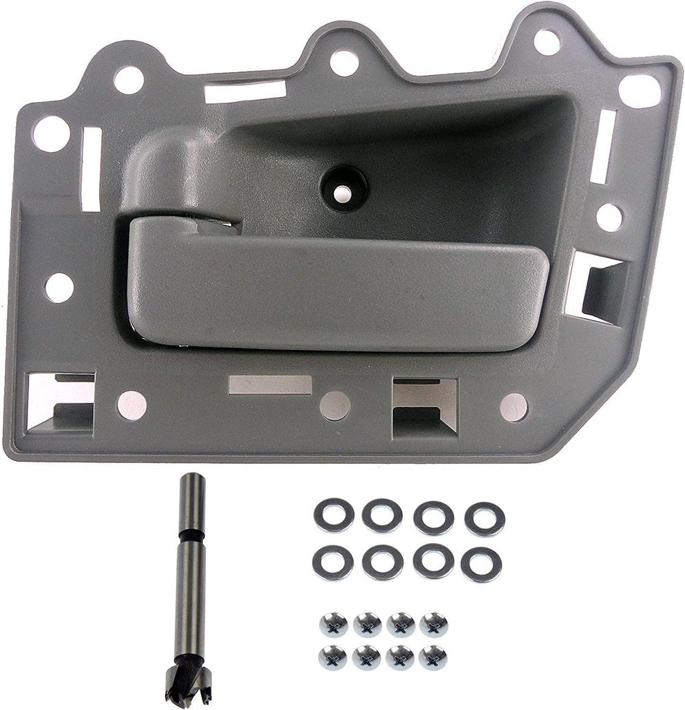 Dorman 82134 Front Driver Side Interior Door Handle Compatible with Select Jeep Models, Gray; Textured