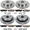 KOE2168 Autospecialty Front and Rear Replacement Brake Kit-Oe Brake Rotors & Ceramic Brake Pads