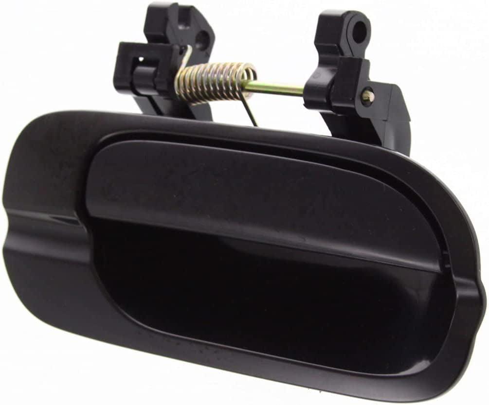 For Nissan Sentra Exterior Door Handle Rear, Passenger Side Smooth Black (2000-2006) | Trim:All Submodels | NI1521108 | 826066Z608