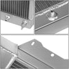 RA-CORONET66-2 2-Row Full Aluminum Radiator Compatible with 1965-1966 Dart / 1966-1969 Charger / 1965-1967 Satellite / 1965-1966 Valient V8 AT/MT