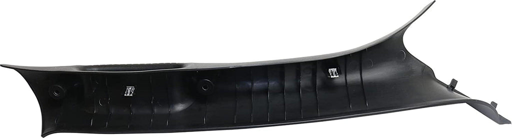 Front, Driver Side Grab Handle Compatible with 2002-2008 Dodge Ram 1500, 2003-2009 Ram 2500 & 2003-2009 Ram 3500 a Pillar Trim Moulding, Black, Plastic