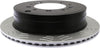R-300 Specialty Street Performance Replacement Rear Disc Brake Rotor for Select Lexus LX570, Toyota Land Cruiser/Sequoia/Tundra Model Years (980584PER)