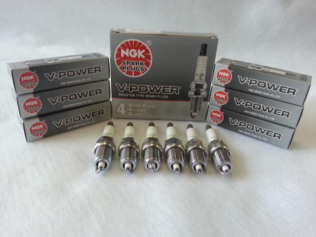 6-Genuine NGK V-Power Spark Plug ZFR6F11G #6987 Made in Japan