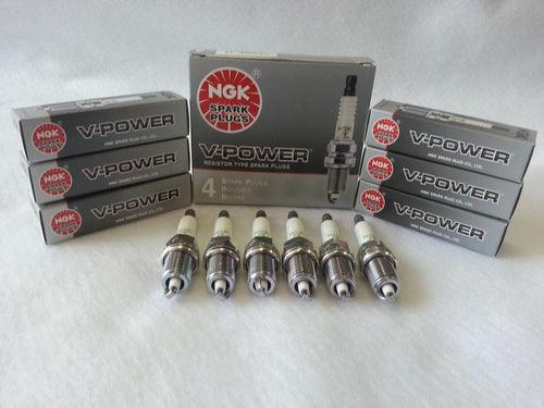 6-Genuine NGK V-Power Spark Plug ZFR6F11G #6987 Made in Japan