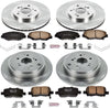 KOE2303 Autospecialty Front and Rear Replacement Brake Kit-Oe Brake Rotors & Ceramic Brake Pads