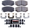 Power Stop Z23-924 Front Z23 Evolution Sport Carbon Fiber Infused Ceramic Brake Pads with Hardware