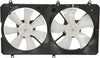 Four Seasons Dual Radiator and Condenser Fan Assembly for 04-10 Galant 76173