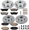 KOE1336 Autospecialty Front and Rear Replacement Brake Kit-Oe Brake Rotors & Ceramic Brake Pads