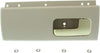 For Lincoln Town Car Interior Door Handle Rear, Passenger Side Beige Bezel with Chrome/Gold Lever (2003-2011) | Trim:All Submodels