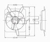 TYC A/C Condenser Fan Assembly for Honda 610040