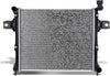 OEM-RA-2839 Factory Style Aluminum Core Radiator Compatible with 05-10 Grand Cherokee / 06-10 Commander AT, 23-1/16" W X 20-3/8" H X 1" D, 1-1/2" Inlet, 1-13/16" Outlet