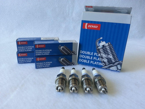 4-DENSO PK20TR11 (3253) Long-Life Double Platinum Spark Plugs Made in Japan