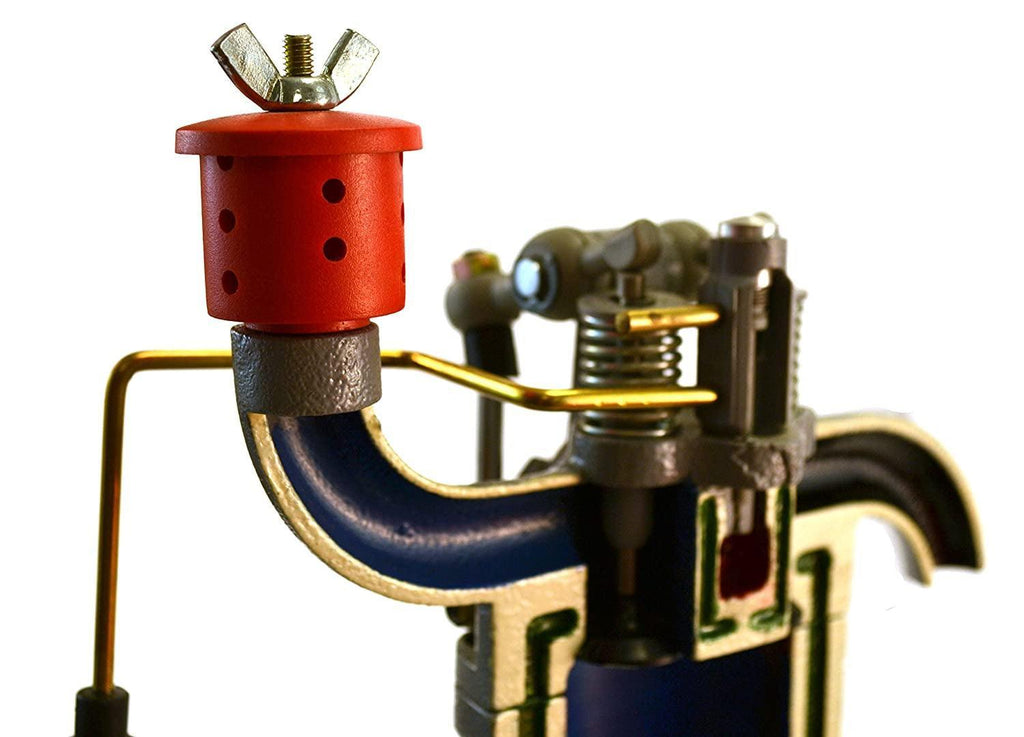 4 Stroke Diesel Hand Crank Model with Actuating Movable Parts to Demonstrate Engine Basics - 16" Tall -  Labs