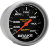 5426 Pro-Comp 2-5/8" Mechanical Brake Pressure Gauge (0-2000 PSI, 66.7Mm)