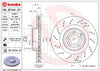 Brembo Front Disc Brake Rotor for Mercedes-Benz (09.B744.51)