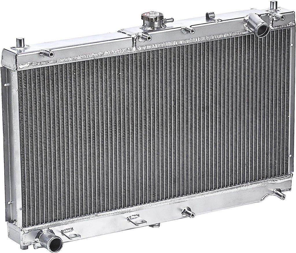 RA-MM98-2 2-Row Full Aluminum Radiator Compatible with 98-05 Mazda Miata MX-5 MT