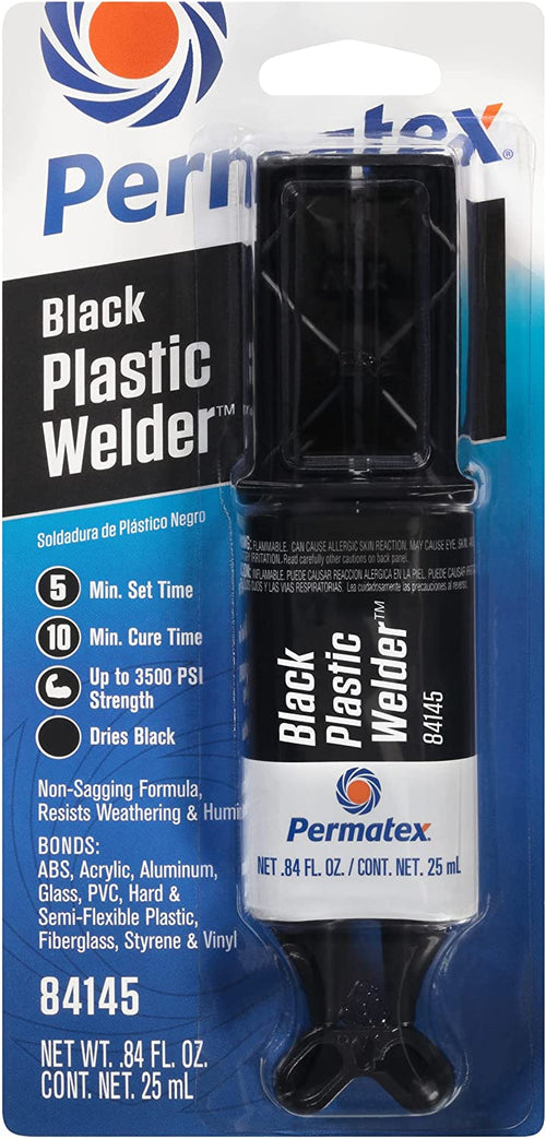 Permatex 84145 Permapoxy Black Plastic Weld - 0.84 Fl. Oz.