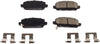 17-1841, Z17 Rear Ceramic Brake Pads with Hardware