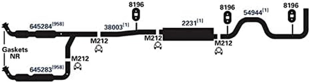 54944 Exhaust Tail Pipe