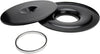 Flat 14In Air Cleaner Kit Black