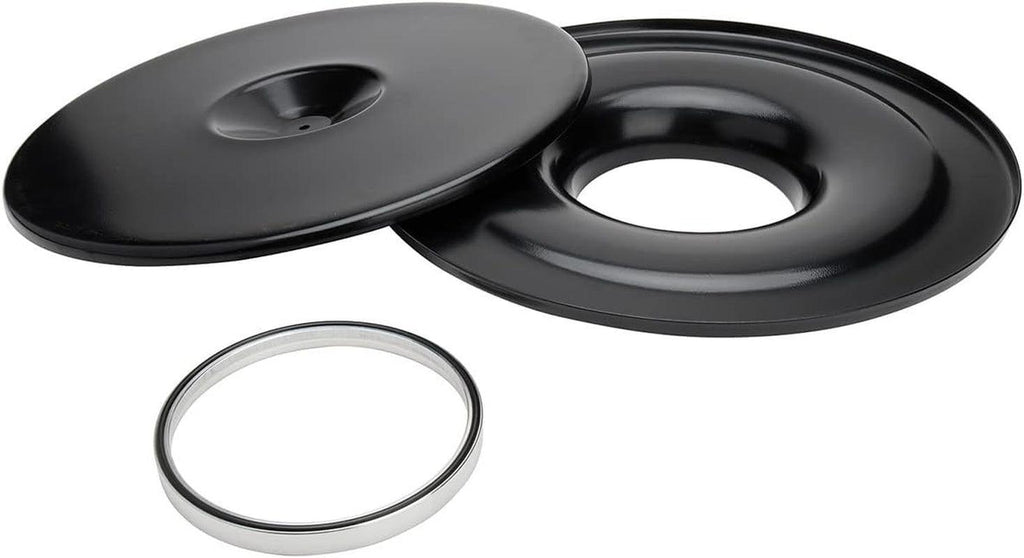 Flat 14In Air Cleaner Kit Black