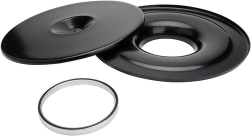 Flat 14In Air Cleaner Kit Black