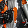 Orange Oil Change Drain Tool & Electric Radiator Cooling Fan Set 2 + 4 Stroke Compatible with KTM 250 350 450 Xcf,See Fitment