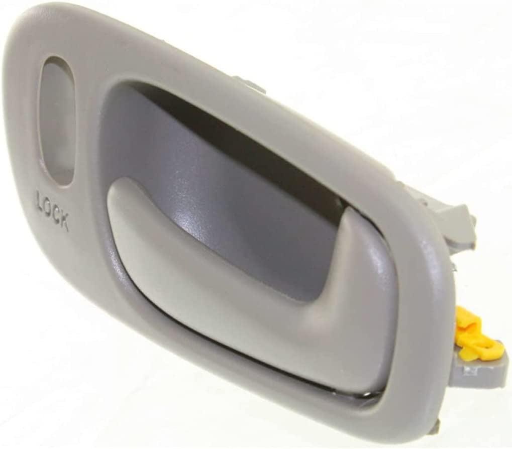 For Chevy Prizm Interior Door Handle Front or Rear Passenger Side Gray 1998-2002 | with Door Lock Hole | Trim:All Submodels | TO1353154 | 94857492